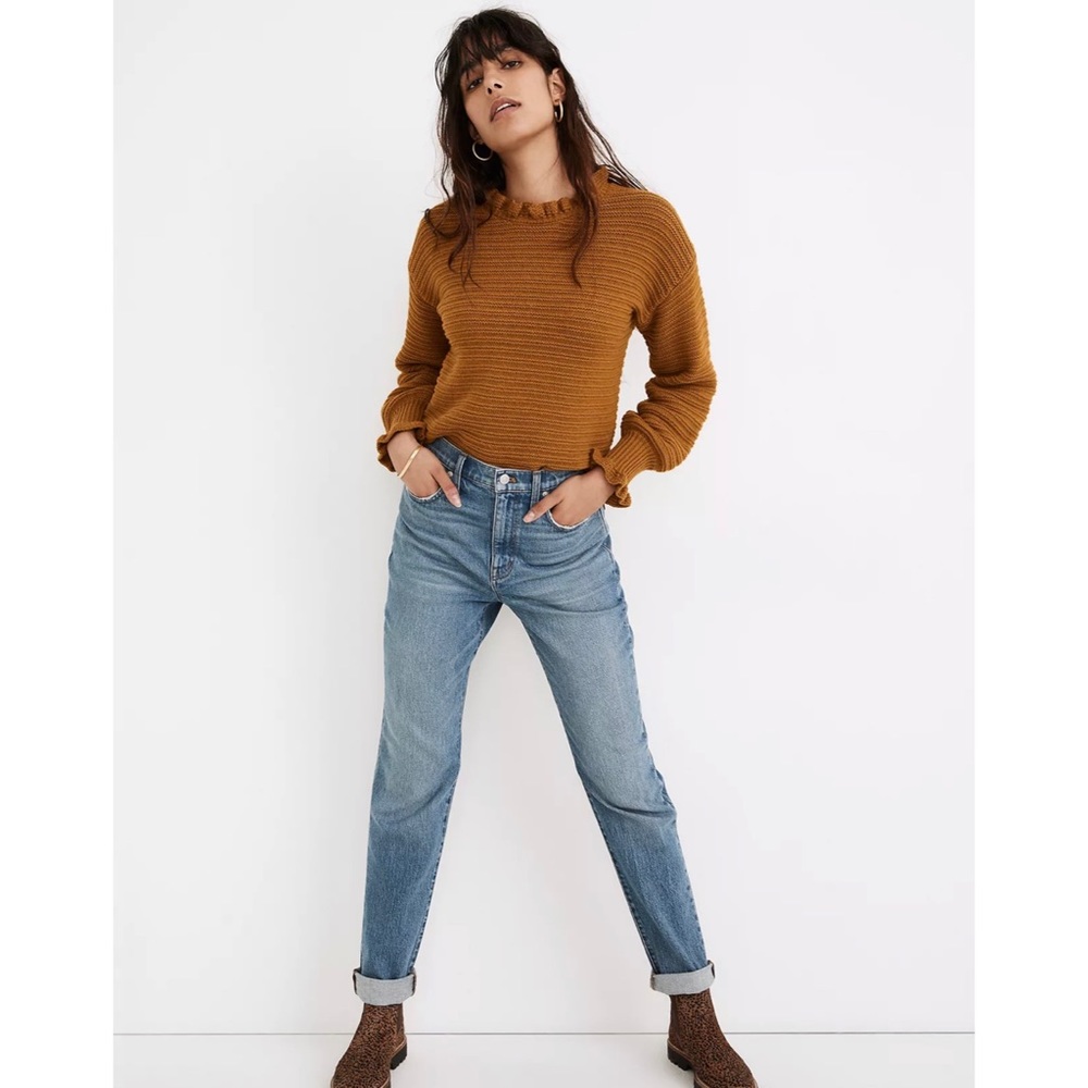 NWOT Madewell High-Rise Slim Boyjean TALL 30